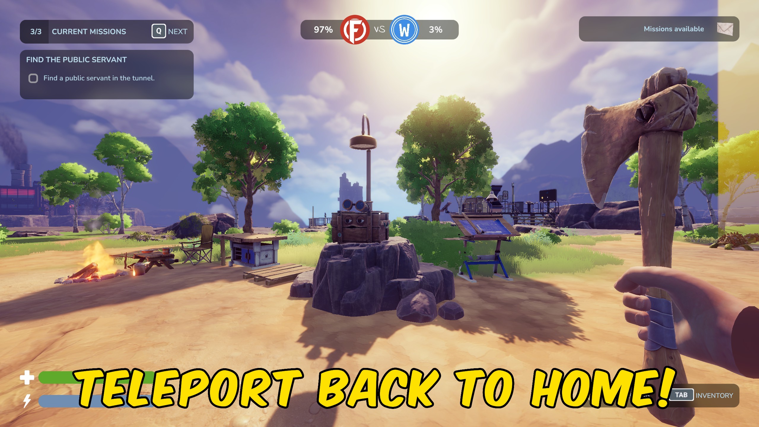 Chop Chop Inc. — Unstuck & Safe Teleport (screenshot 2)